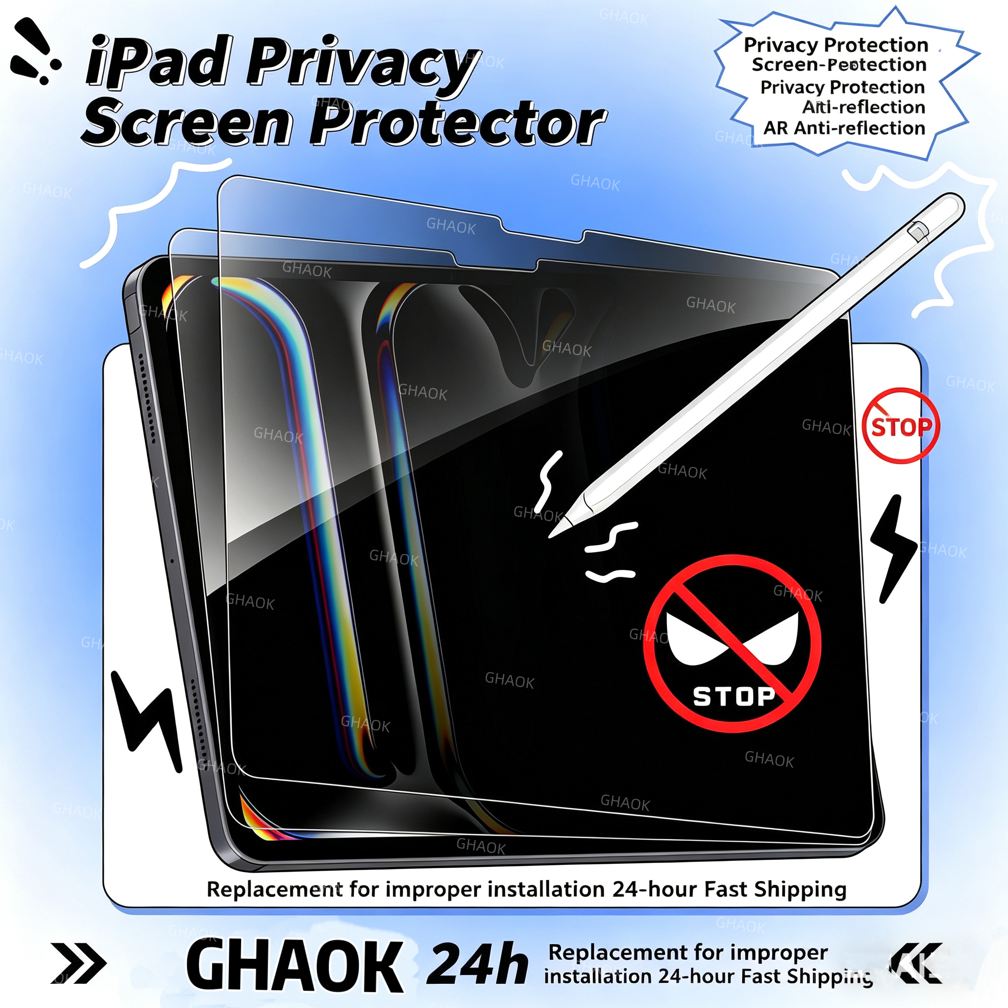 2 Way Privacy Anti-Spy Screen  - مراجعة Matte Anti Glare Screen وسعره