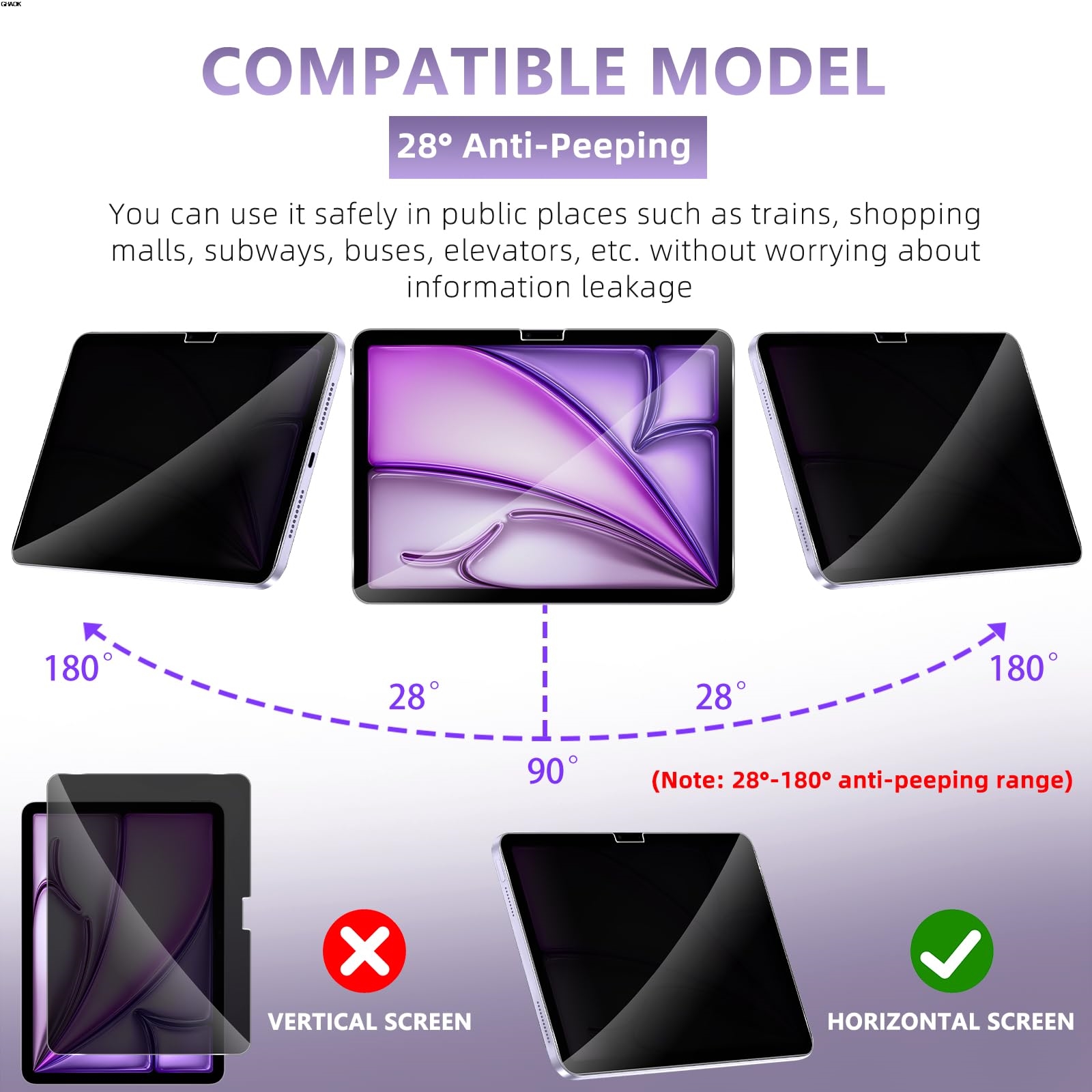 2 Way Privacy Anti-Spy Screen  - مراجعة Matte Anti Glare Screen وسعره