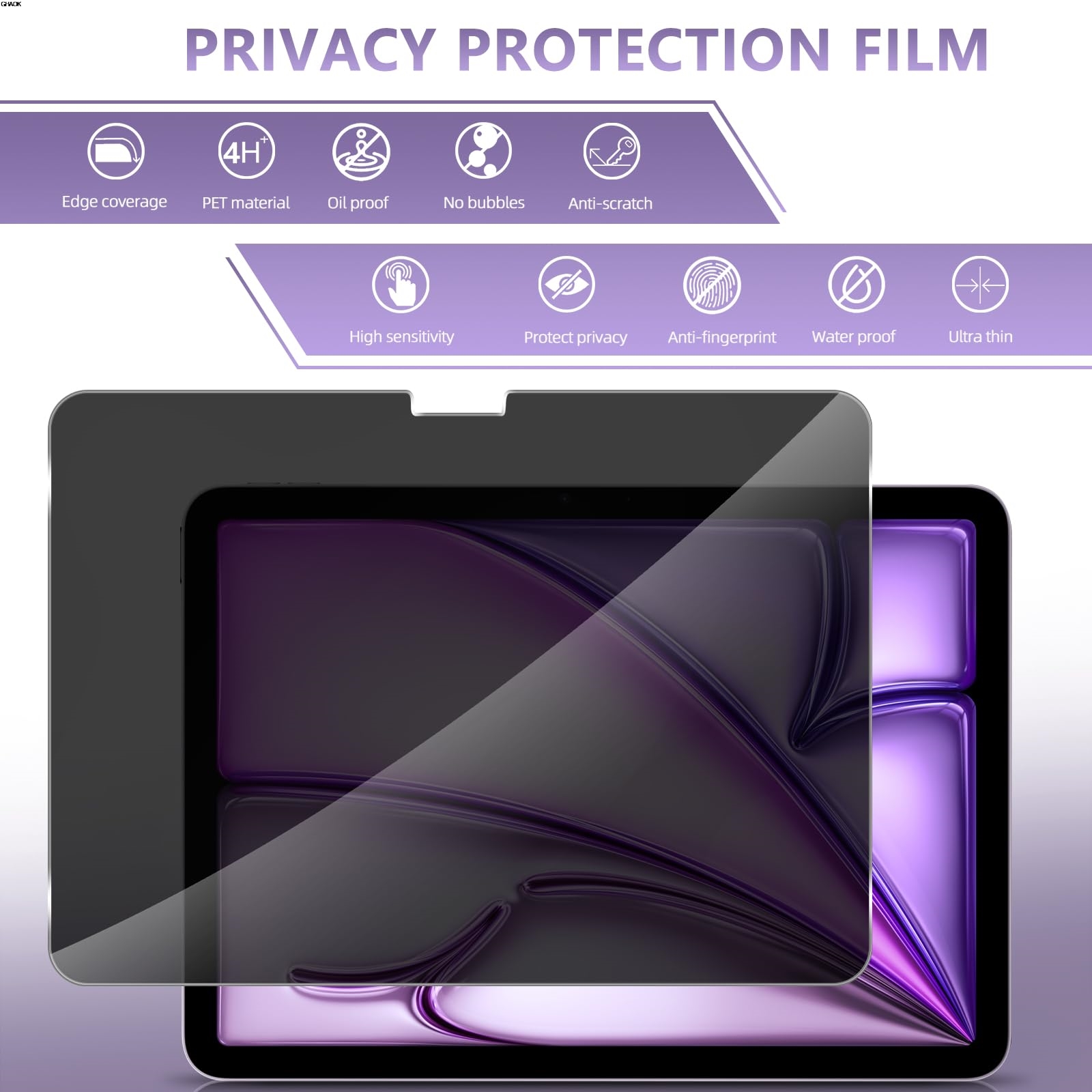 2 Way Privacy Anti-Spy Screen  - مراجعة Matte Anti Glare Screen وسعره