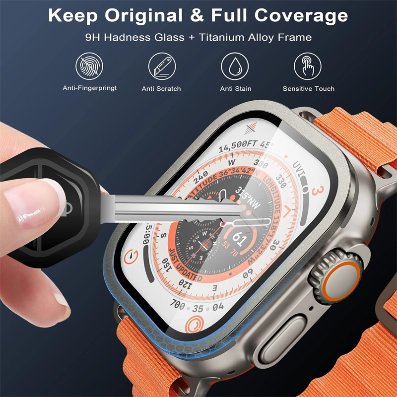 Tempered Glass for Apple Watch - مراجعة Privacy Screen Protector وسعره