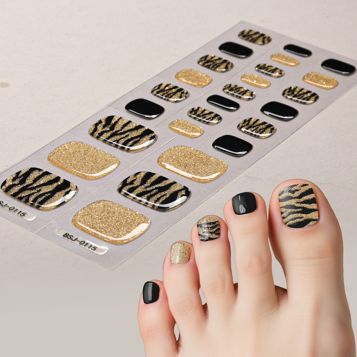 26Tips Leopard Semi Cured Gel  - مراجعة Full Cover Adhesive وسعره