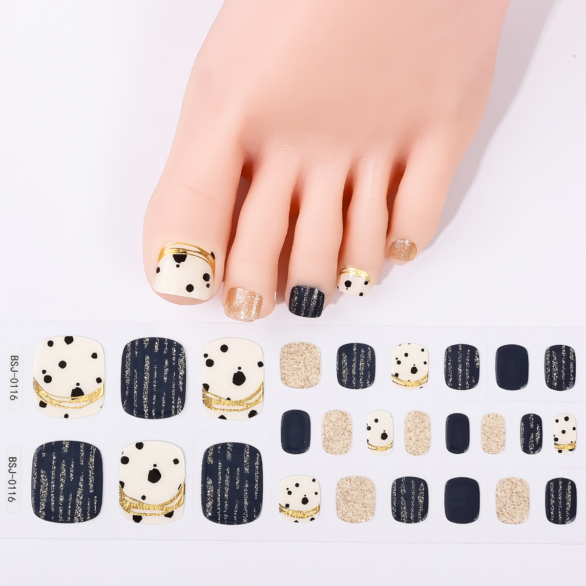 26Tips Leopard Semi Cured Gel  - مراجعة Full Cover Adhesive وسعره