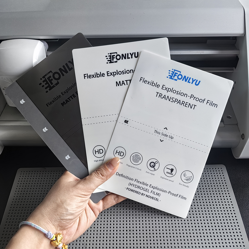 FONLYU 50pc Universal HD Matte - مراجعة Screen Protector Cutter وسعره