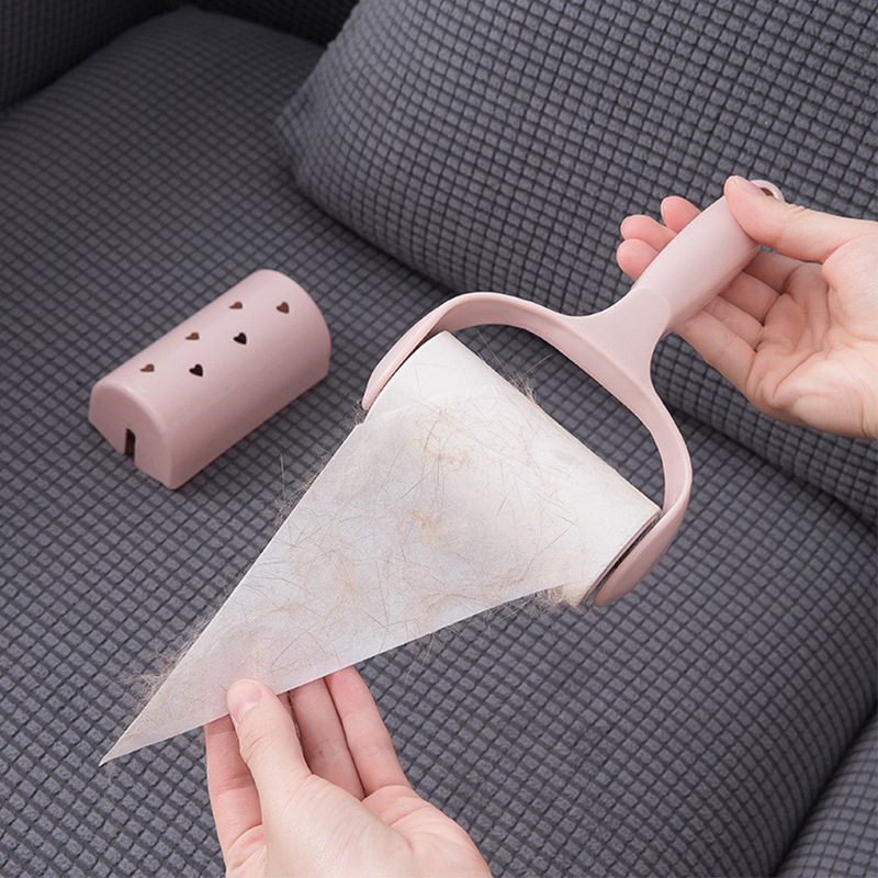 Pet hair removal roller with d - مراجعة Dust Removal Sticker وسعره
