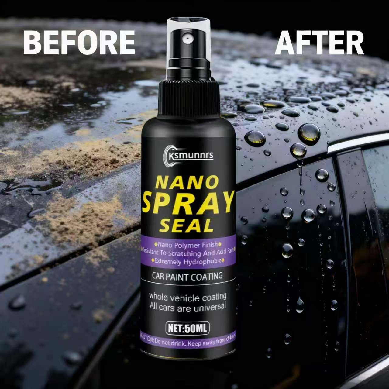 Ksmumnrs Nano Spray Seal 50ML  - مراجعة Nano Liquid Coating وسعره