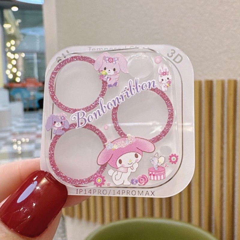 Sanrio Hello Kitty Kuromi Glit - مراجعة Tempered Glass Screen 9H وسعره