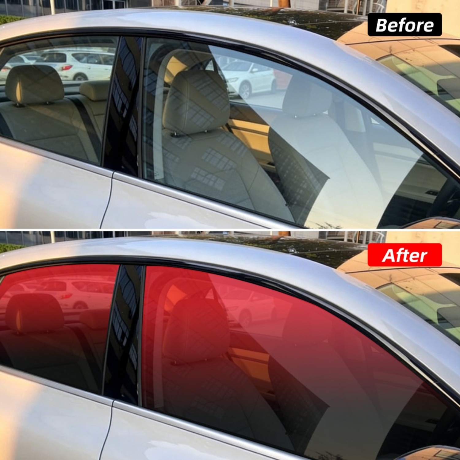 50x300cm Car Window Two-Tone T - مراجعة Privacy Screen Protector وسعره