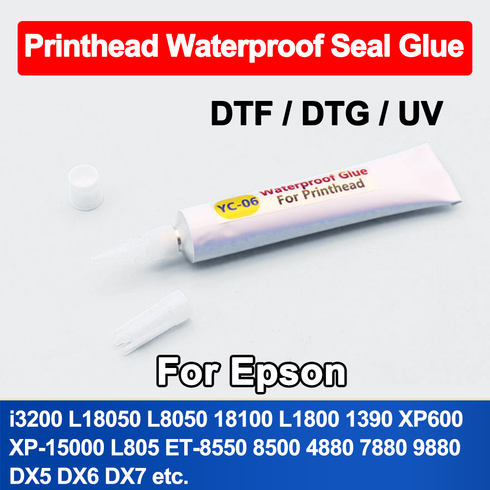 Printhead Sealing XP600 i3200  - مراجعة Liquid Uv Glue Kit وسعره