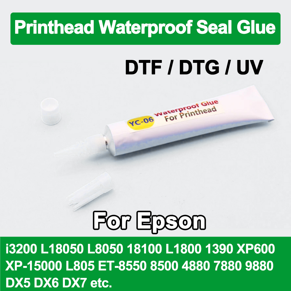Printhead Sealing XP600 i3200  - مراجعة Liquid Uv Glue Kit وسعره