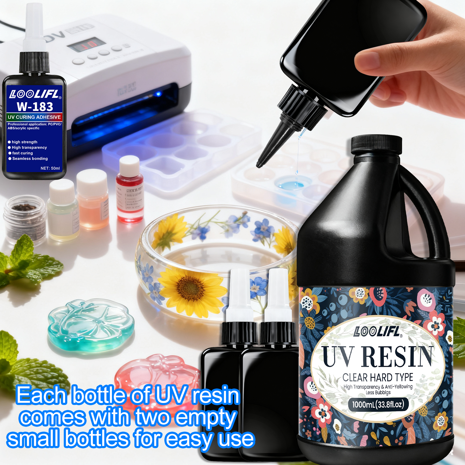 Hot Sell UV Hard Resin Adhesiv - مراجعة Liquid Uv Glue Kit وسعره