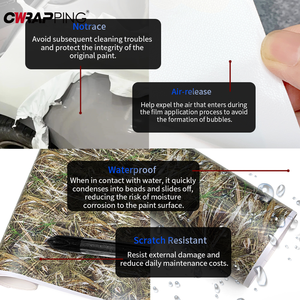 Leaf Camouflage Stickers for C - مراجعة Full Cover Adhesive وسعره