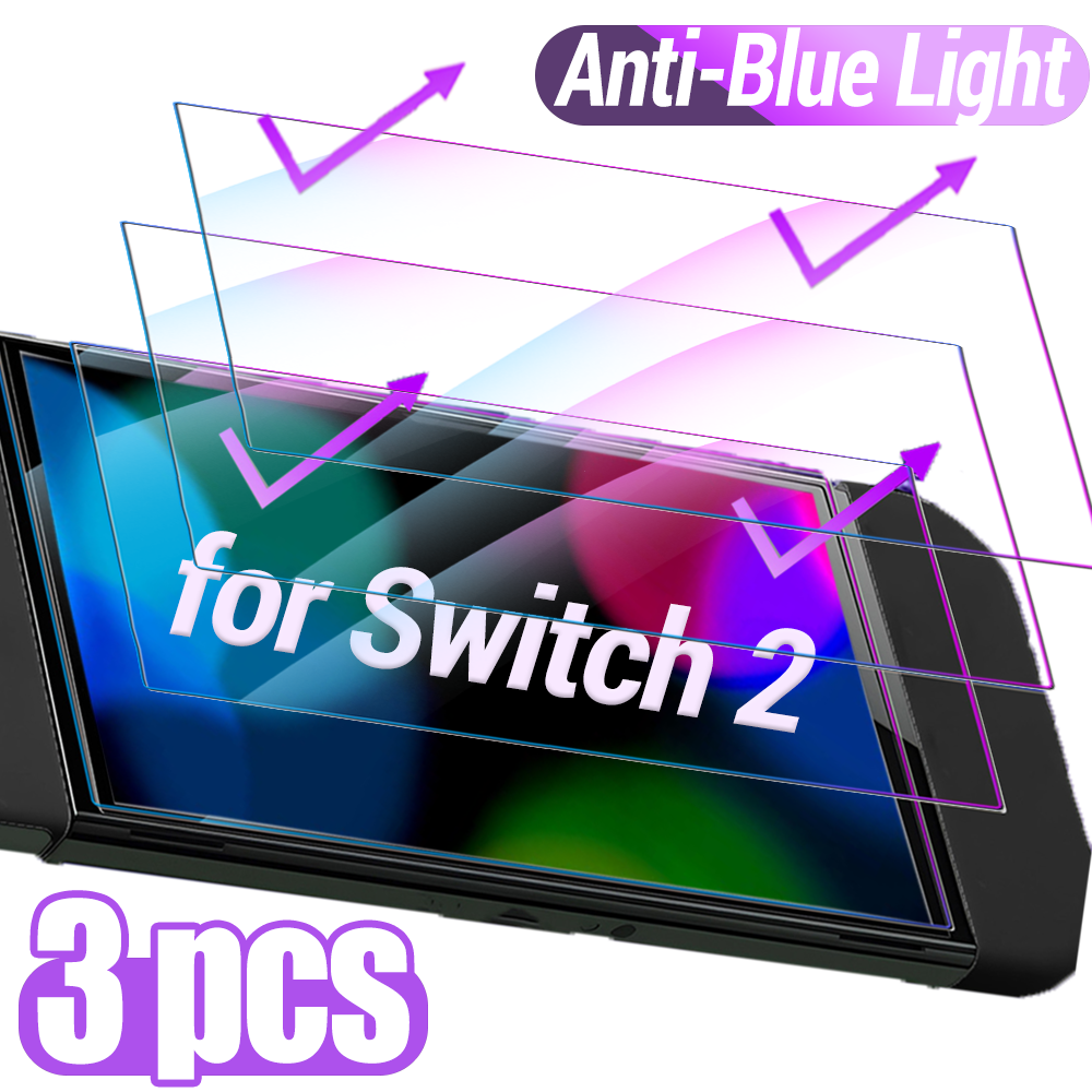 1-3 Pcs for Nintendo Switch 2  - مراجعة Matte Anti Glare Screen وسعره