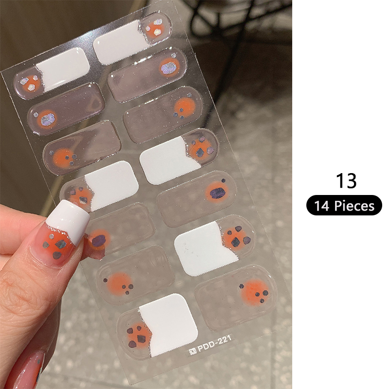Baking-free Pink Nail Stickers - مراجعة Full Cover Adhesive وسعره