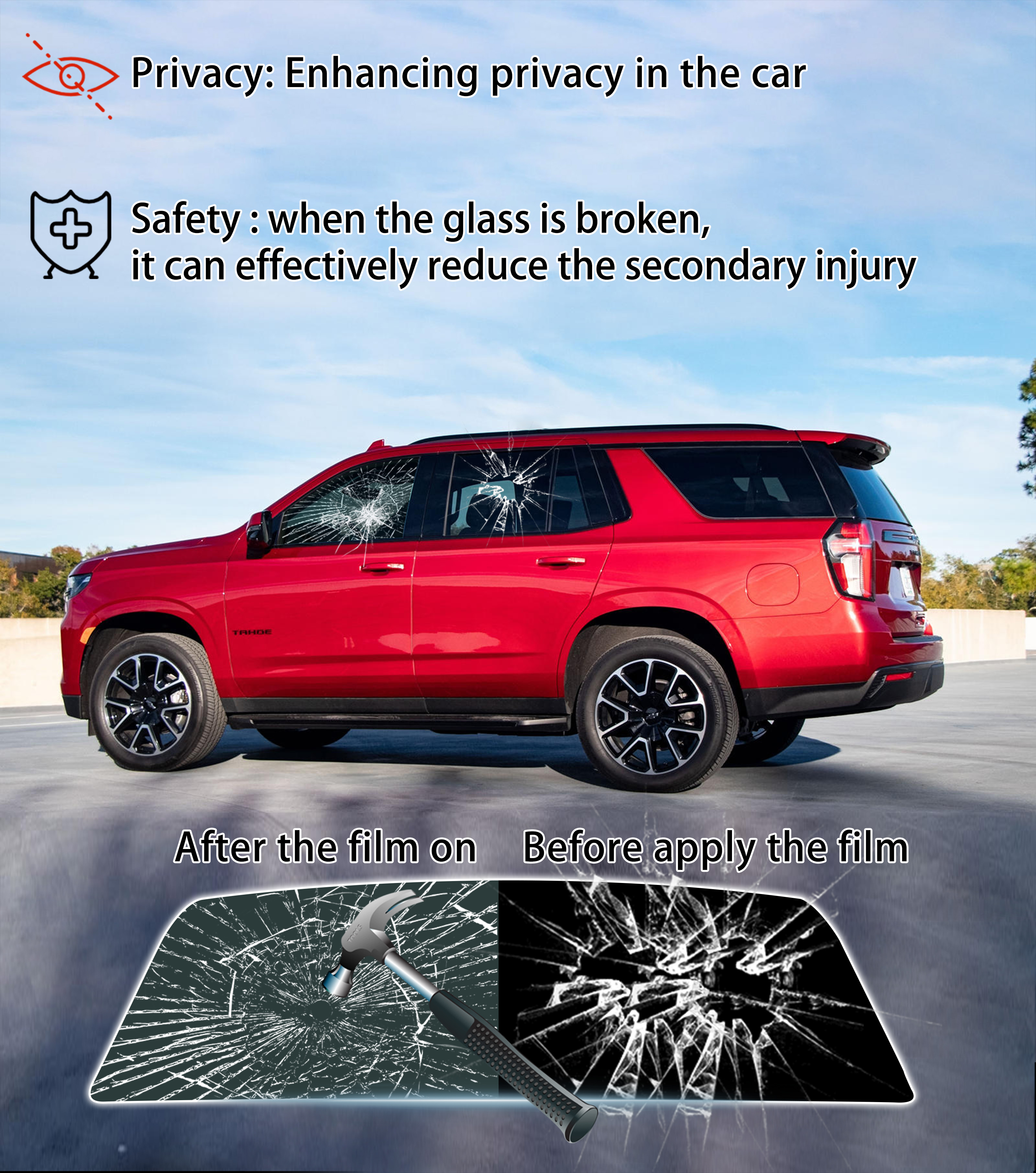 Precut Window Tint Car for Che - مراجعة Glass Protector Auto وسعره