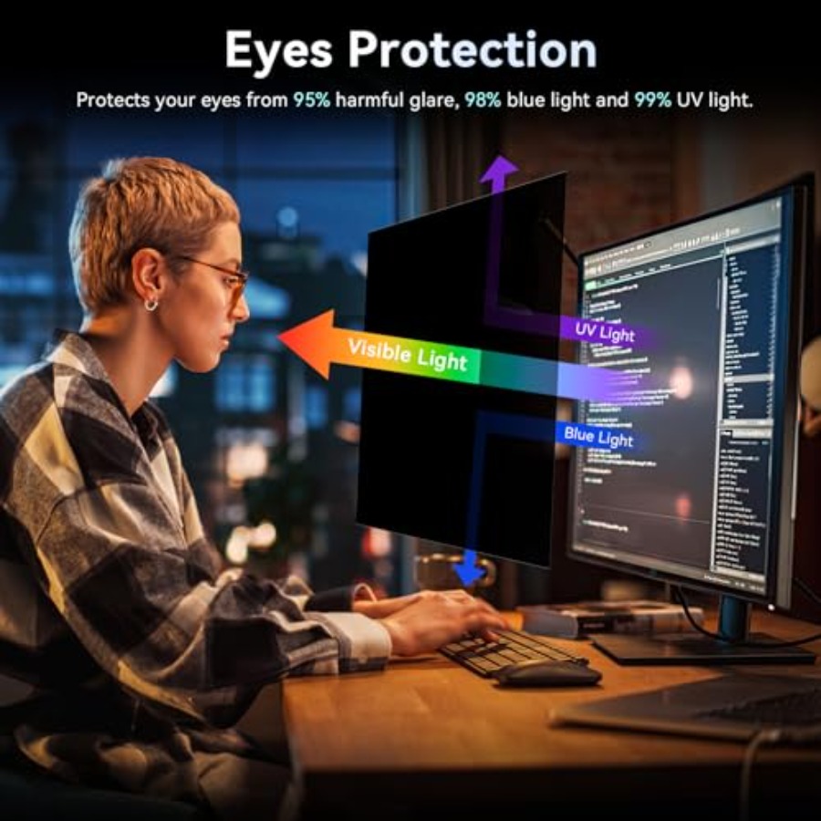 [2 Pack] 27 Inch Computer Priv - مراجعة Privacy Filter 2Pack وسعره