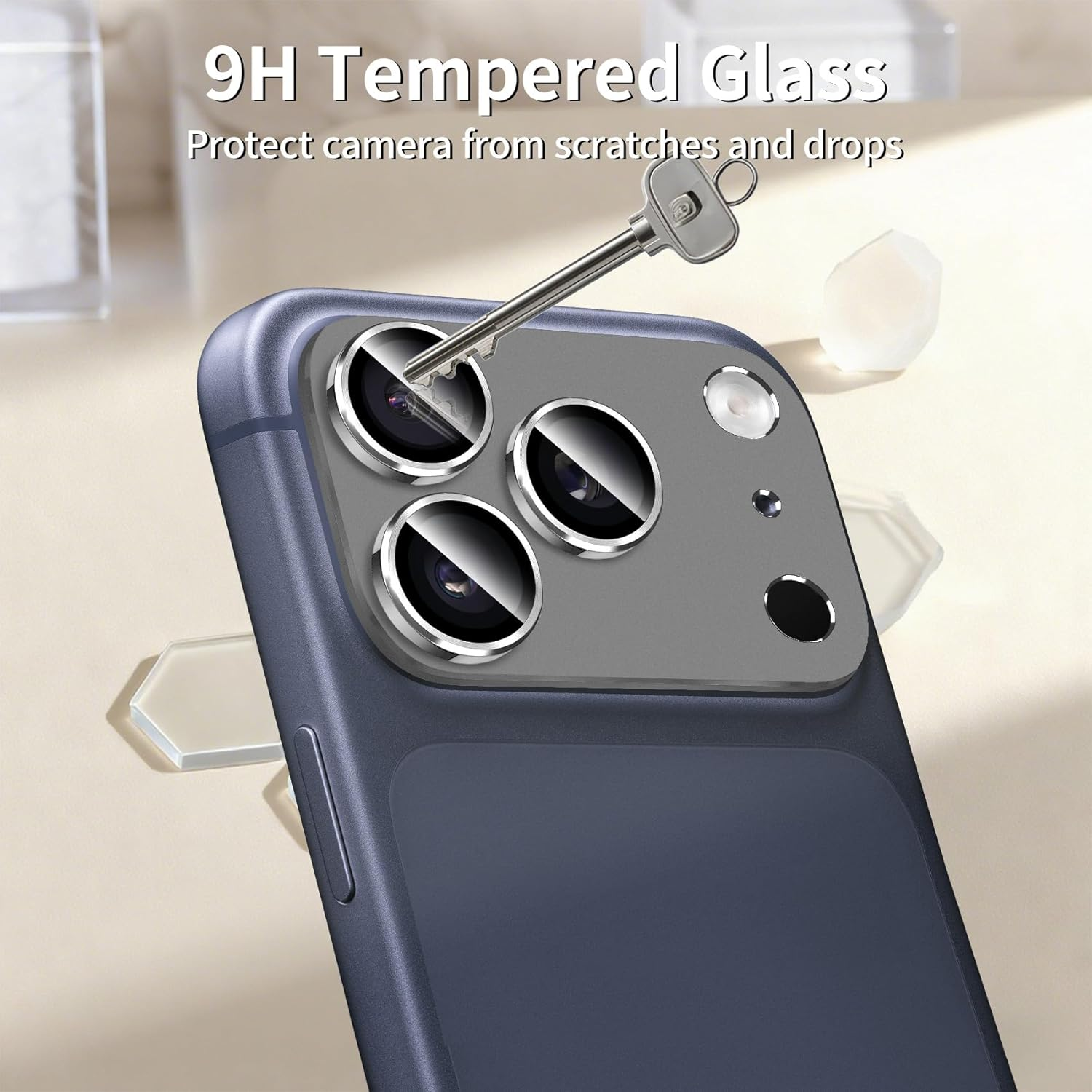 9H Tempered Glass Camera Lens  - مراجعة Tempered Glass Screen 9H وسعره