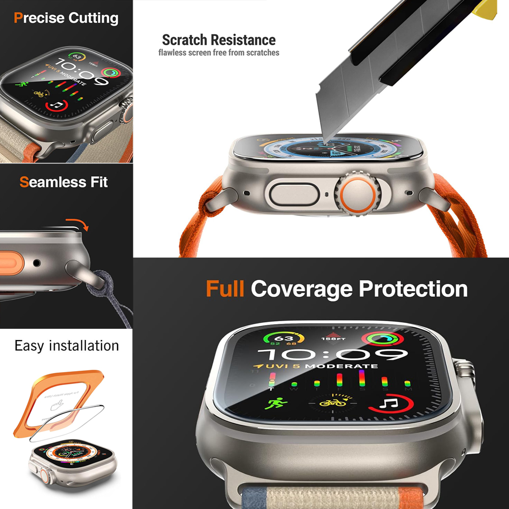 Tempered Glass For Apple Watch - مراجعة Screen Alignment Tool وسعره