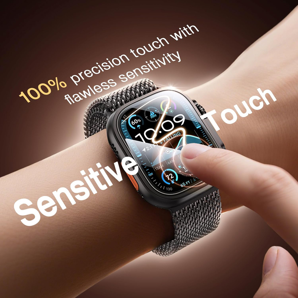 Tempered Glass For Apple Watch - مراجعة Screen Alignment Tool وسعره