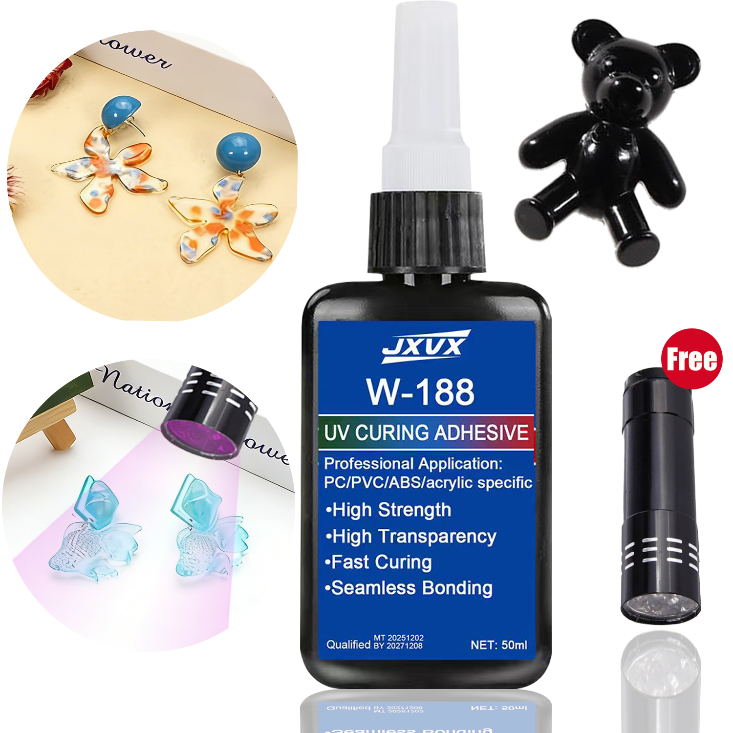 1.76oz UV Resin kits with lamp - مراجعة Liquid Uv Glue Kit وسعره