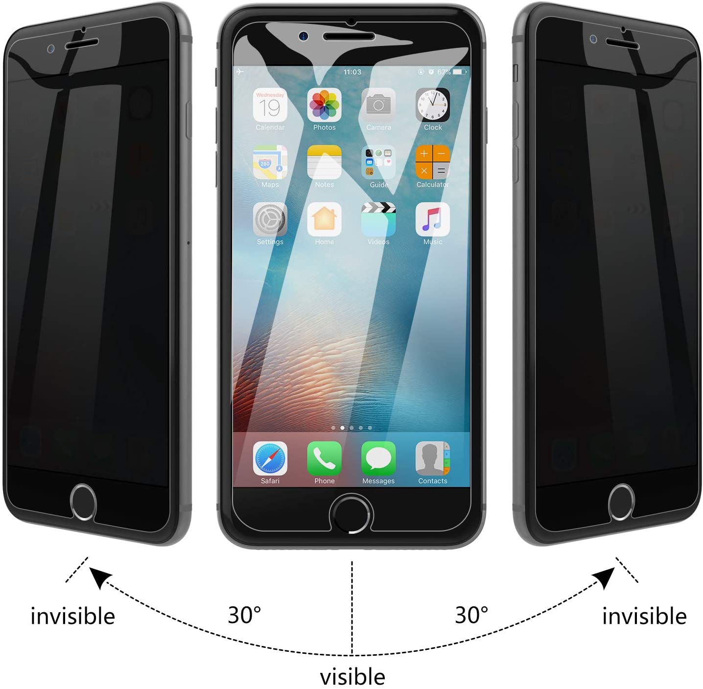 2 PACK Privacy Filter Tempered - مراجعة Privacy Filter 2Pack وسعره