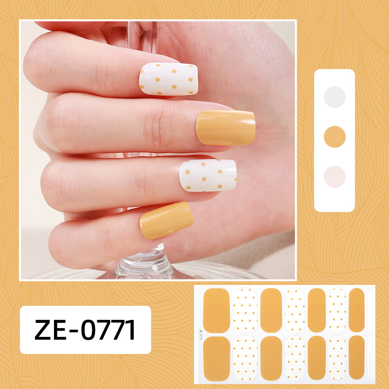 16Tips Full Cover Nail Sticker - مراجعة Full Cover Adhesive وسعره