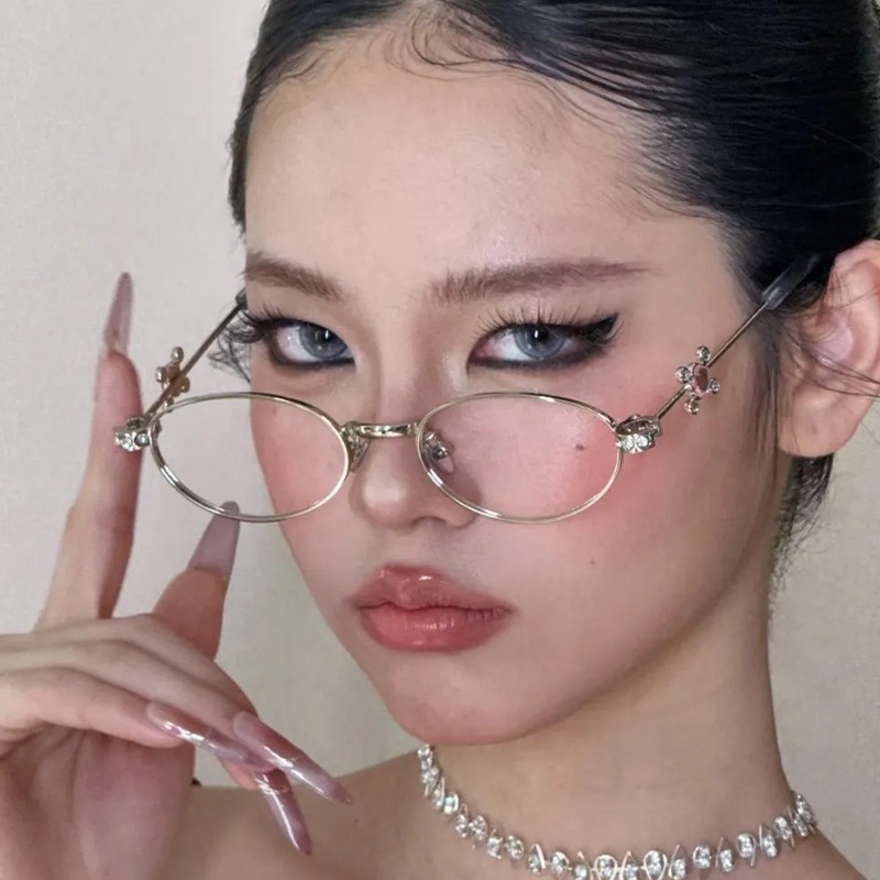 Diamond Inlaid Small Frame Gla - مراجعة Anti Blue Light Film وسعره