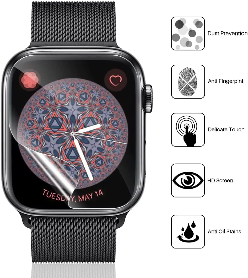Screen Protector for Apple Wat - مراجعة Hydrogel Screen Protector وسعره