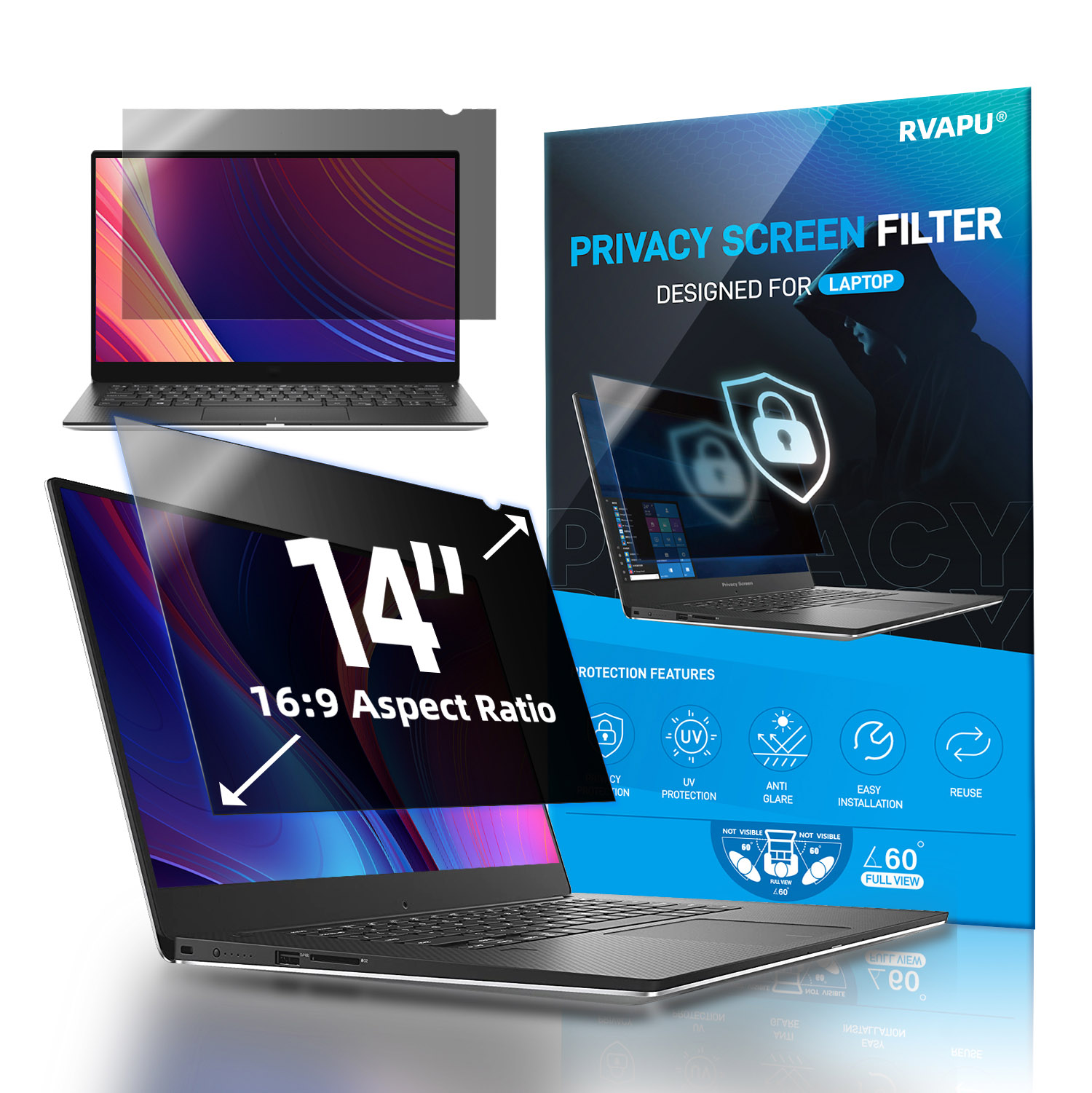 For Laptop 14 inch Privacy Ant - مراجعة Matte Anti Glare Screen وسعره
