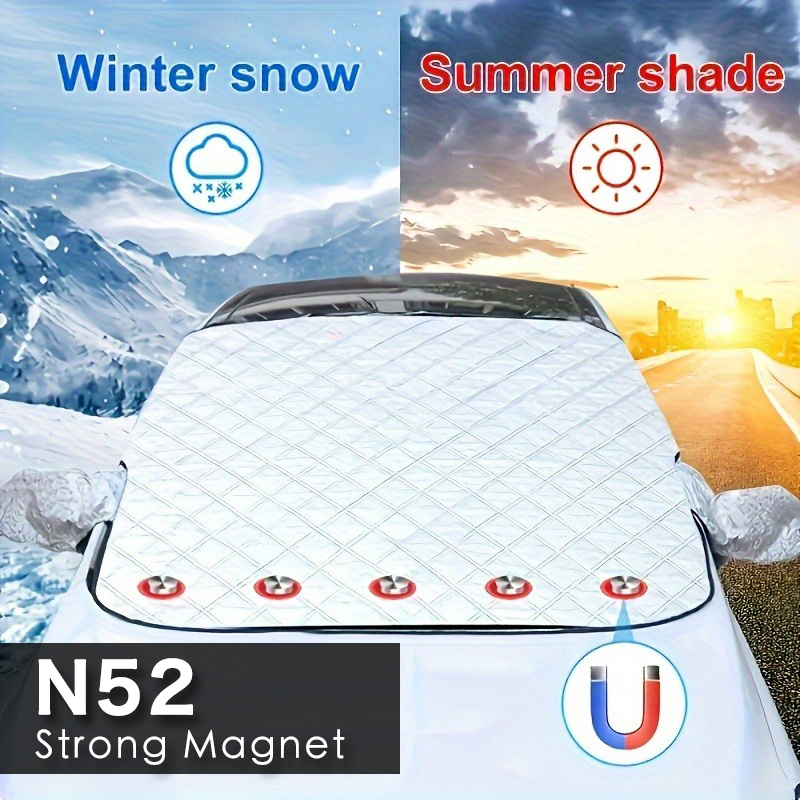 Car Windshield Snow Shield Cov - مراجعة Glass Protector Auto وسعره