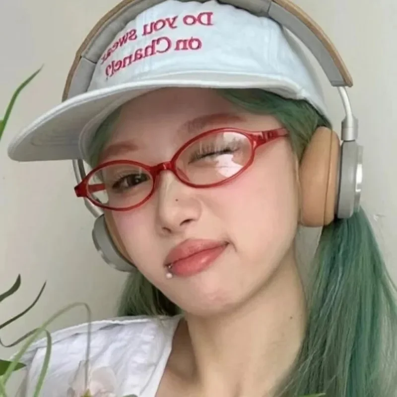 Retro Oval Glasses Women Girls - مراجعة Anti Blue Light Film وسعره