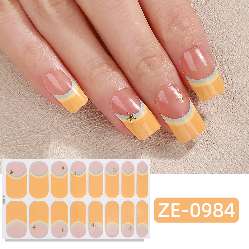 16Tips Gradient Marble Full Co - مراجعة Full Cover Adhesive وسعره