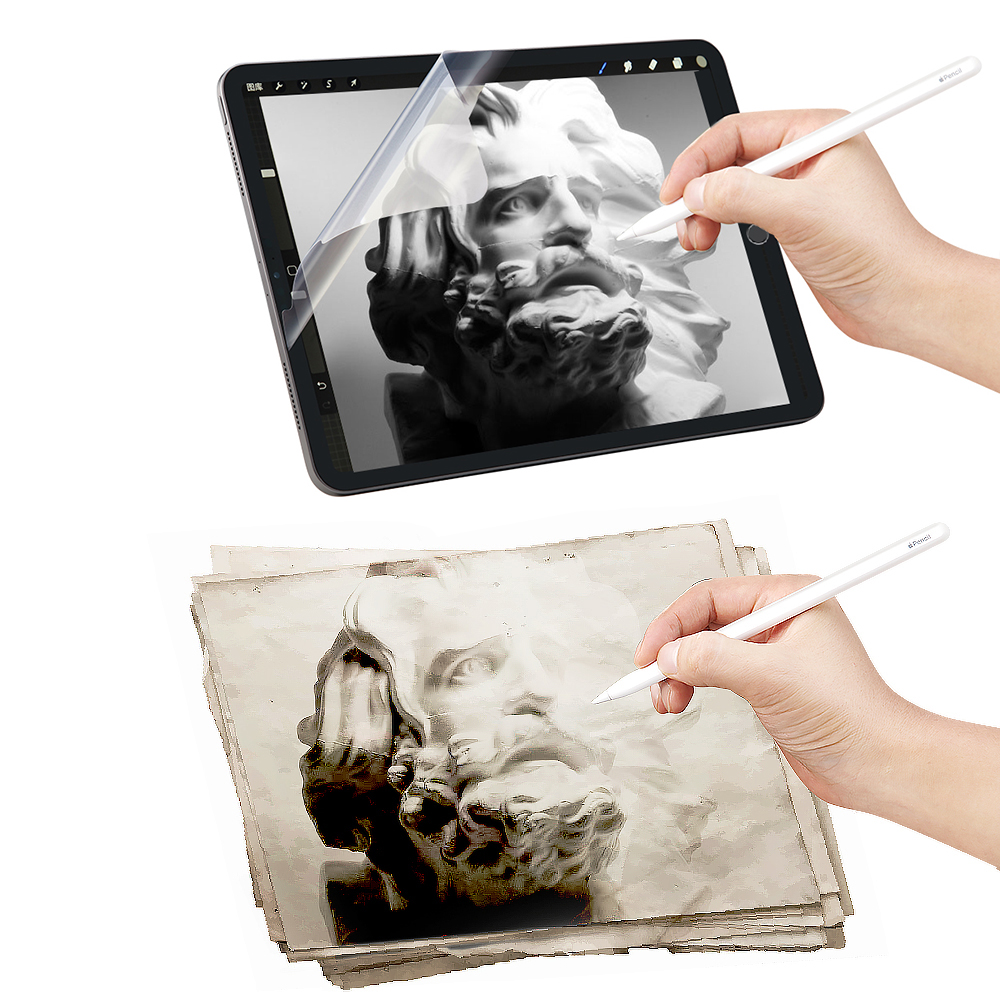 2pcs Paper feel Film PET Anti  - مراجعة Matte Anti Glare Screen وسعره