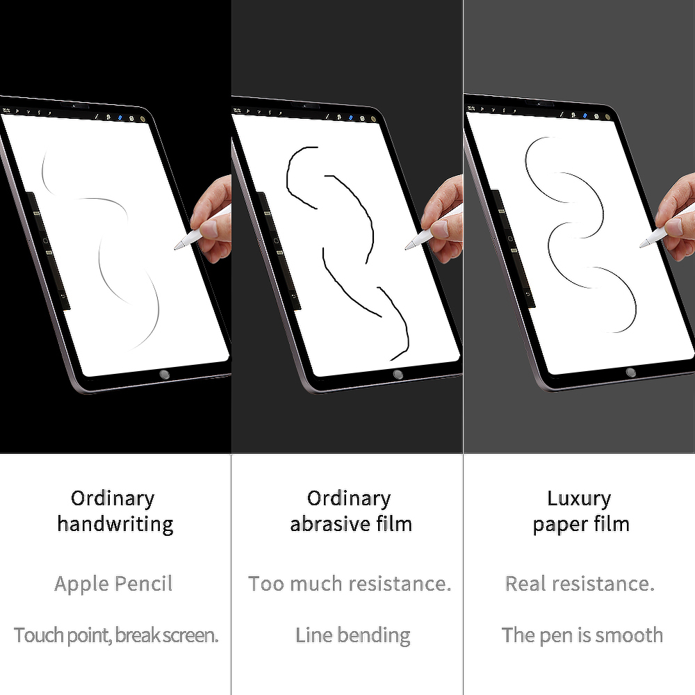 2pcs Paper feel Film PET Anti  - مراجعة Matte Anti Glare Screen وسعره