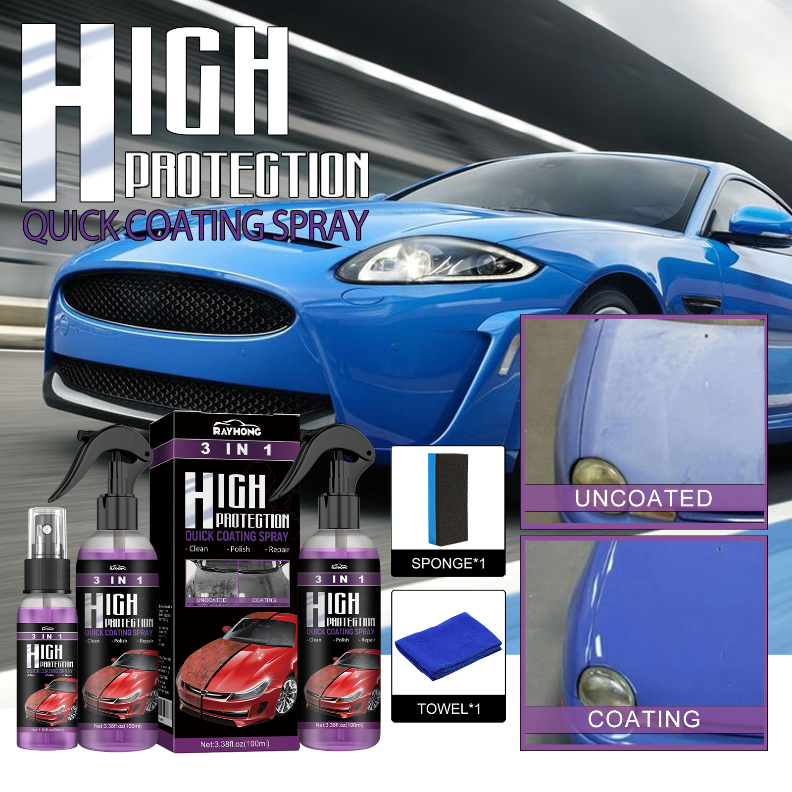 Car Ceramic Nano Coating Liqui - مراجعة Nano Liquid Coating وسعره