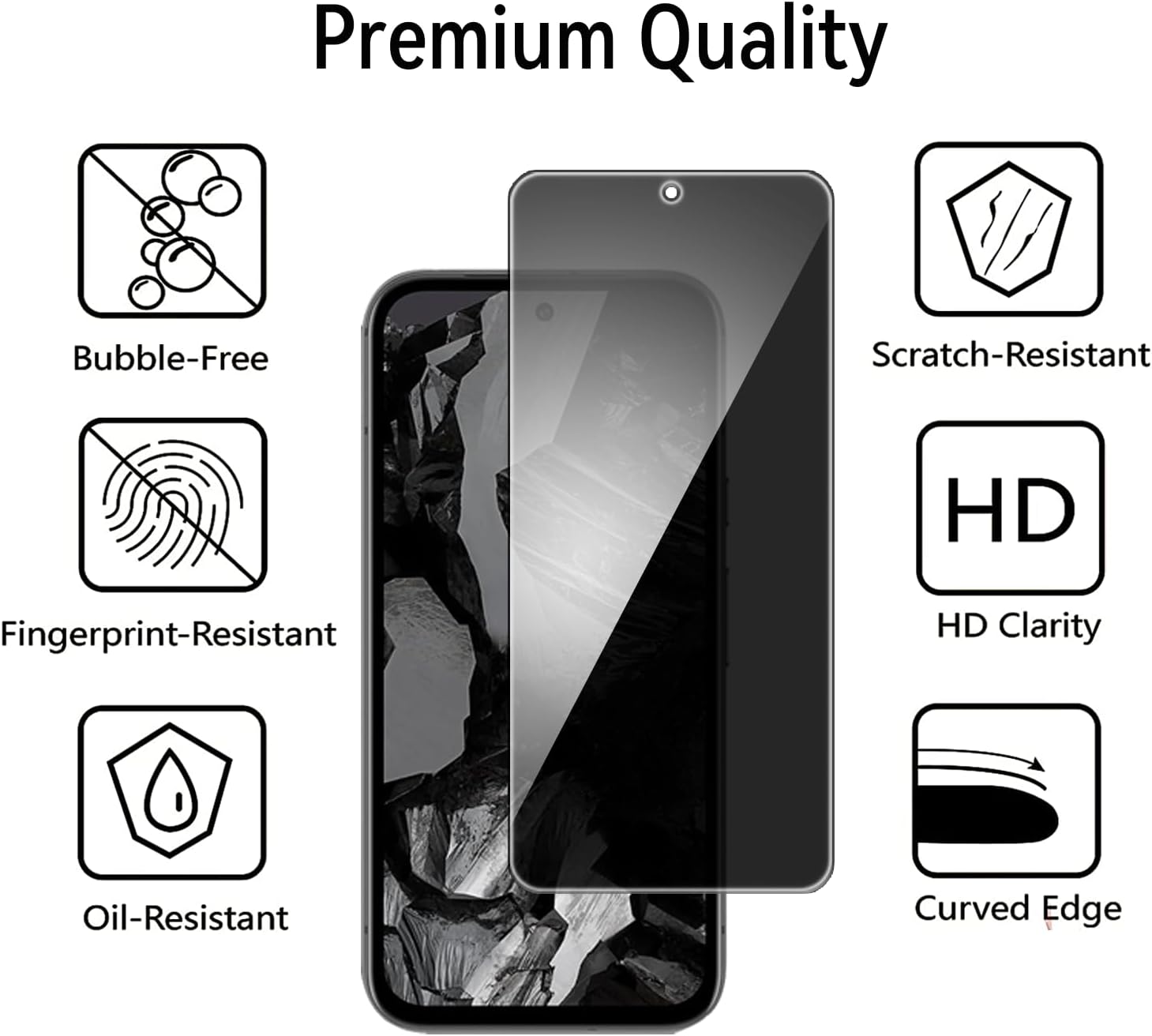 2 PACK Privacy Filter Tempered - مراجعة Privacy Filter 2Pack وسعره