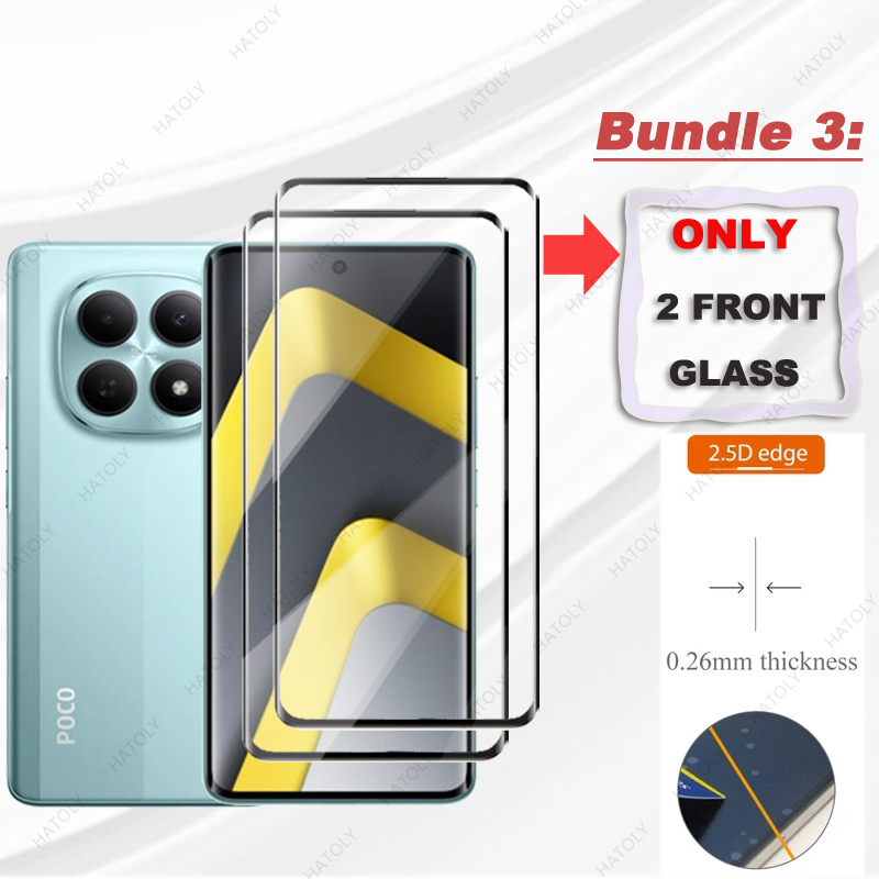 For Xiaomi Poco M8 Glass 3D Ed - مراجعة Curved Edge Screen وسعره