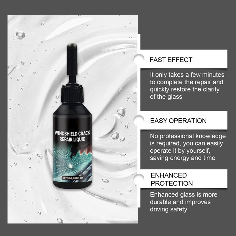 Windshield Repair Kit For Chip - مراجعة Liquid Uv Glue Kit وسعره