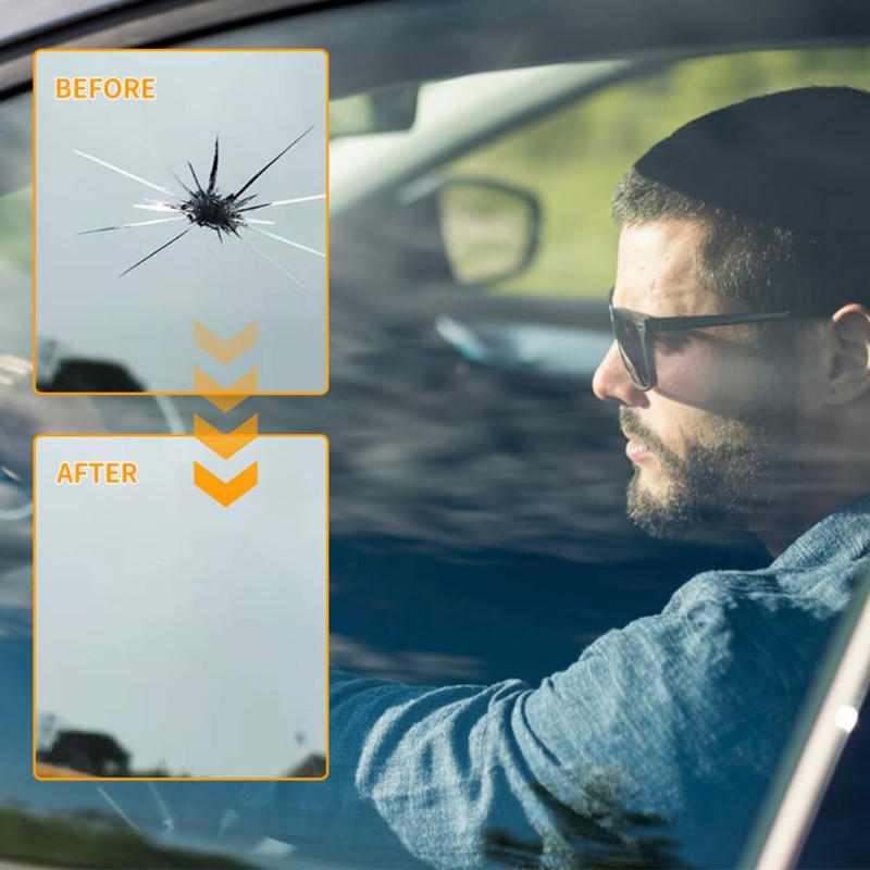 Windshield Repair Kit For Chip - مراجعة Liquid Uv Glue Kit وسعره