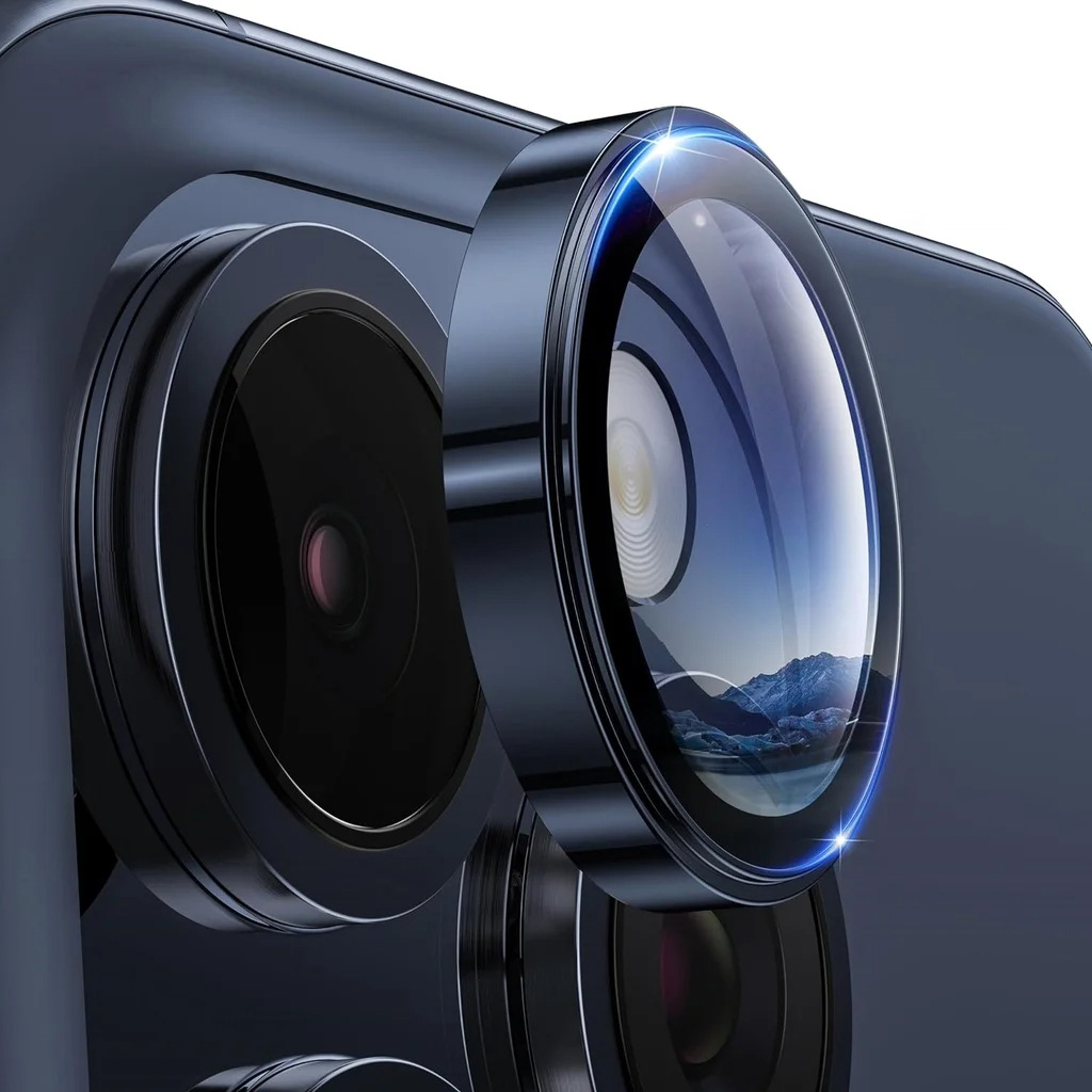 3Pcs Metal Camera Lens Protect - مراجعة Tempered Glass Screen 9H وسعره