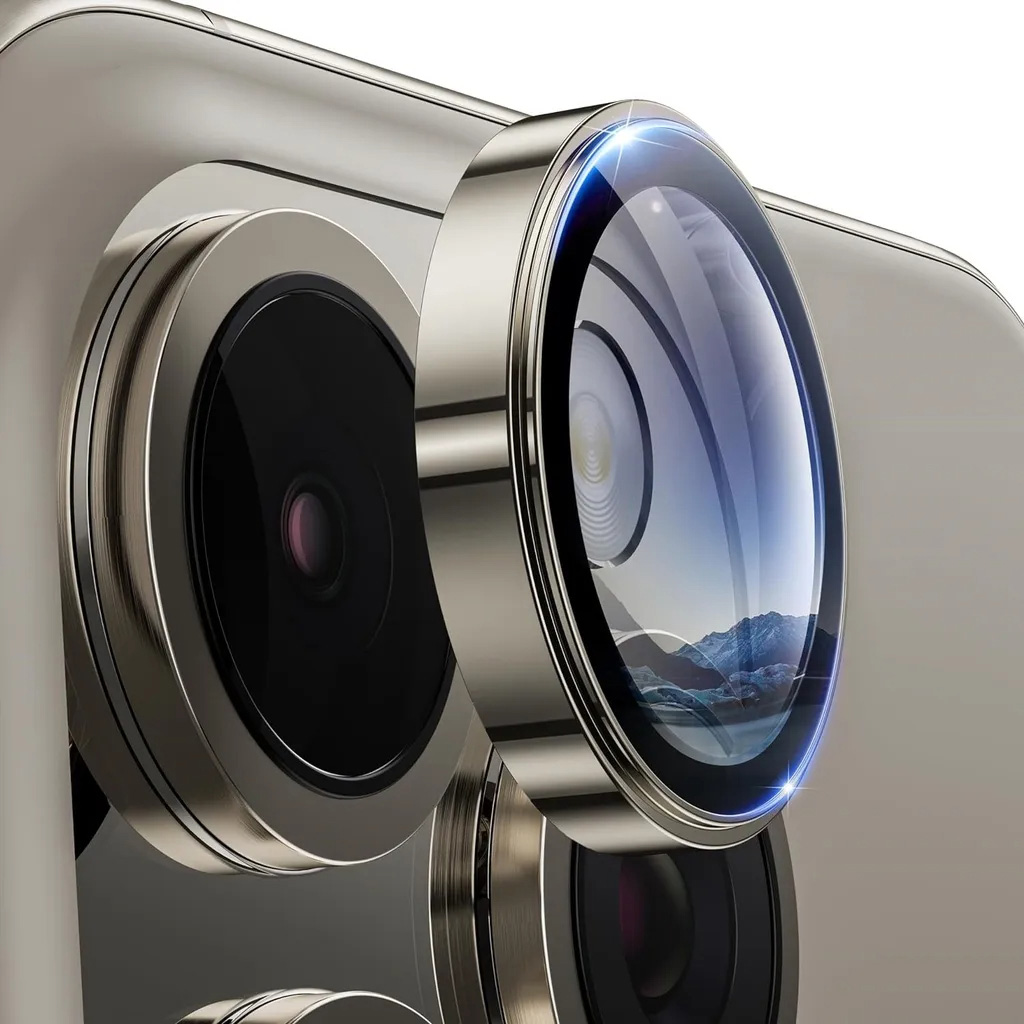 3Pcs Metal Camera Lens Protect - مراجعة Tempered Glass Screen 9H وسعره