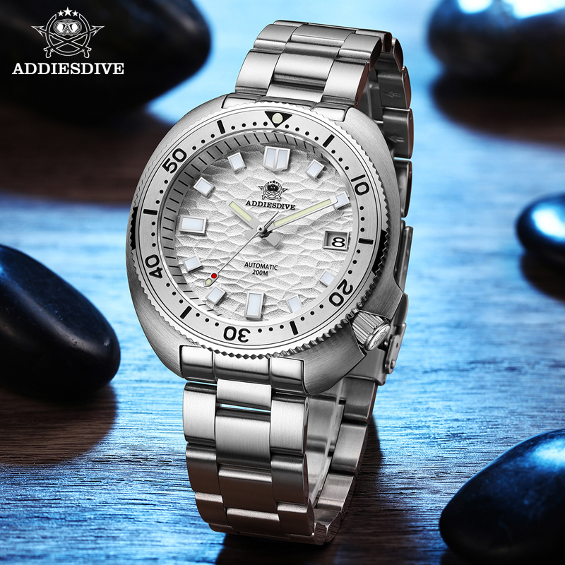 ADDIESDIVE AD2117 Diver Men  W - مراجعة Anti Blue Light Film وسعره