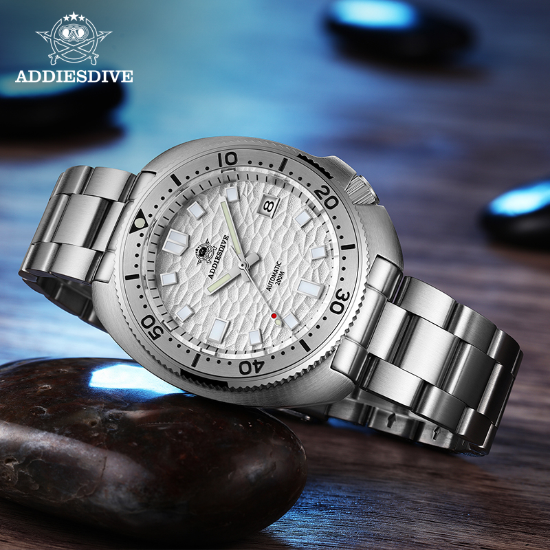 ADDIESDIVE AD2117 Diver Men  W - مراجعة Anti Blue Light Film وسعره