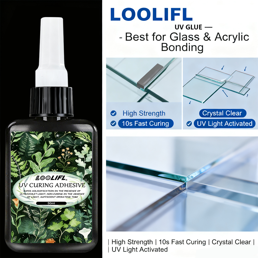LOOLIFL UV Glue Kit 3 Bottles  - مراجعة Liquid Uv Glue Kit وسعره